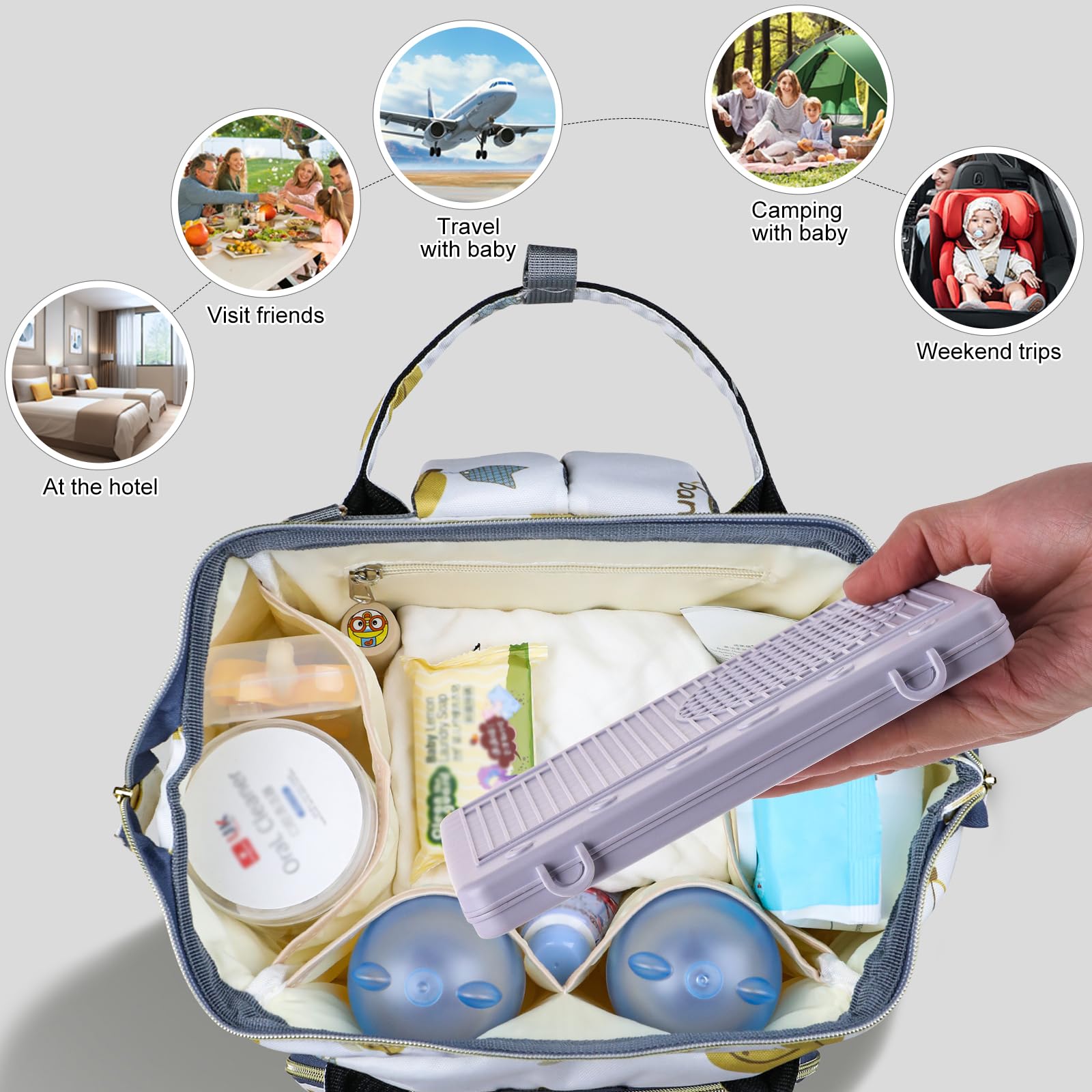 DIJIAMEIYA gray drying rack complements kitchen or travel gear