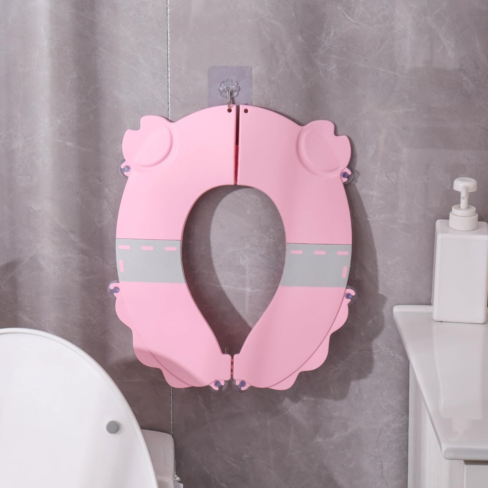 DIJIAMEIYA pink compact design for travel-friendly potty training