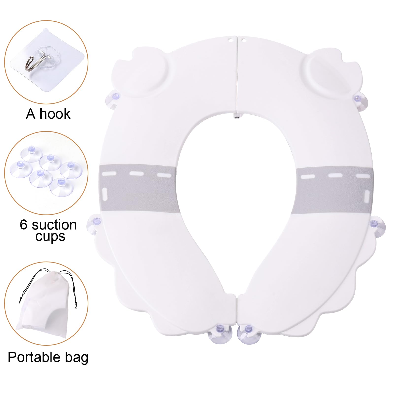 DIJIAMEIYA anti-pinch pad protects toddlers during potty training.