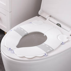 DIJIAMEIYA portable potty seat folded in compact travel bag for easy transport.