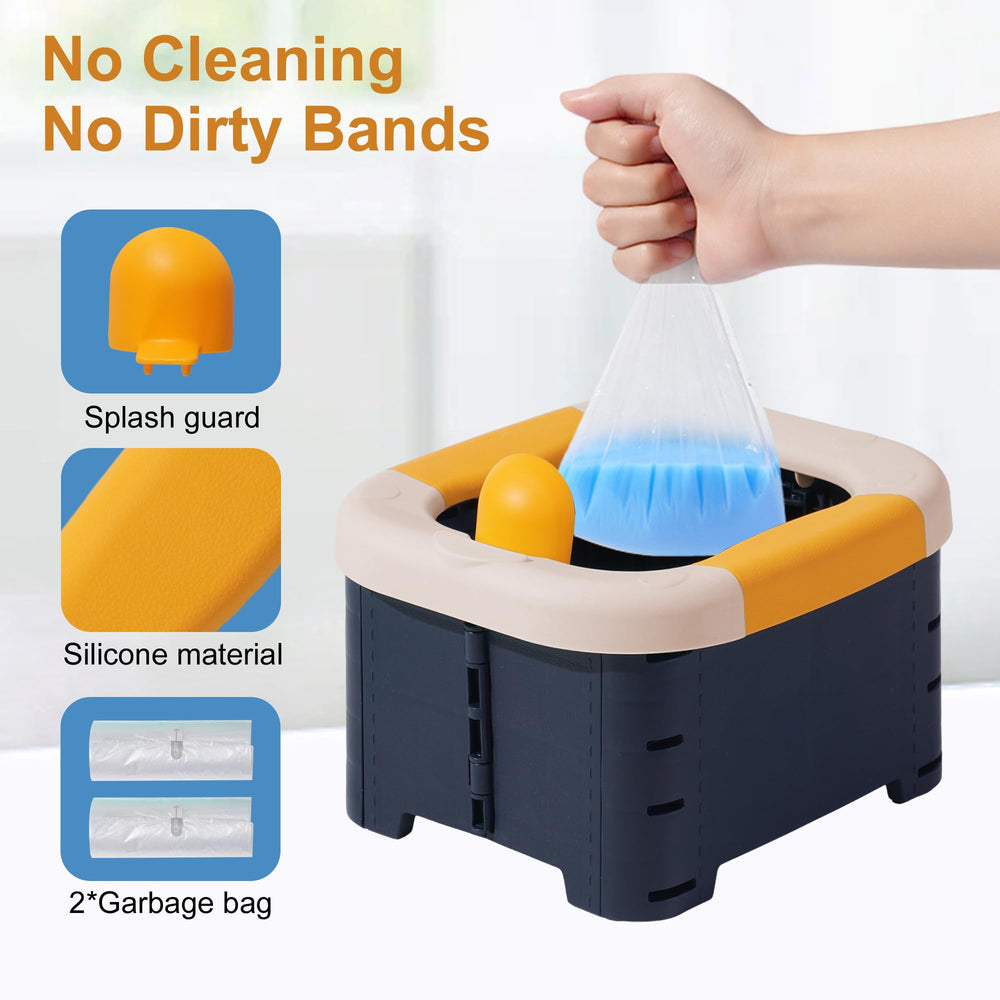 DIJIAMEIYA potty with anti-slip stable feet emphasizes safety during use.
