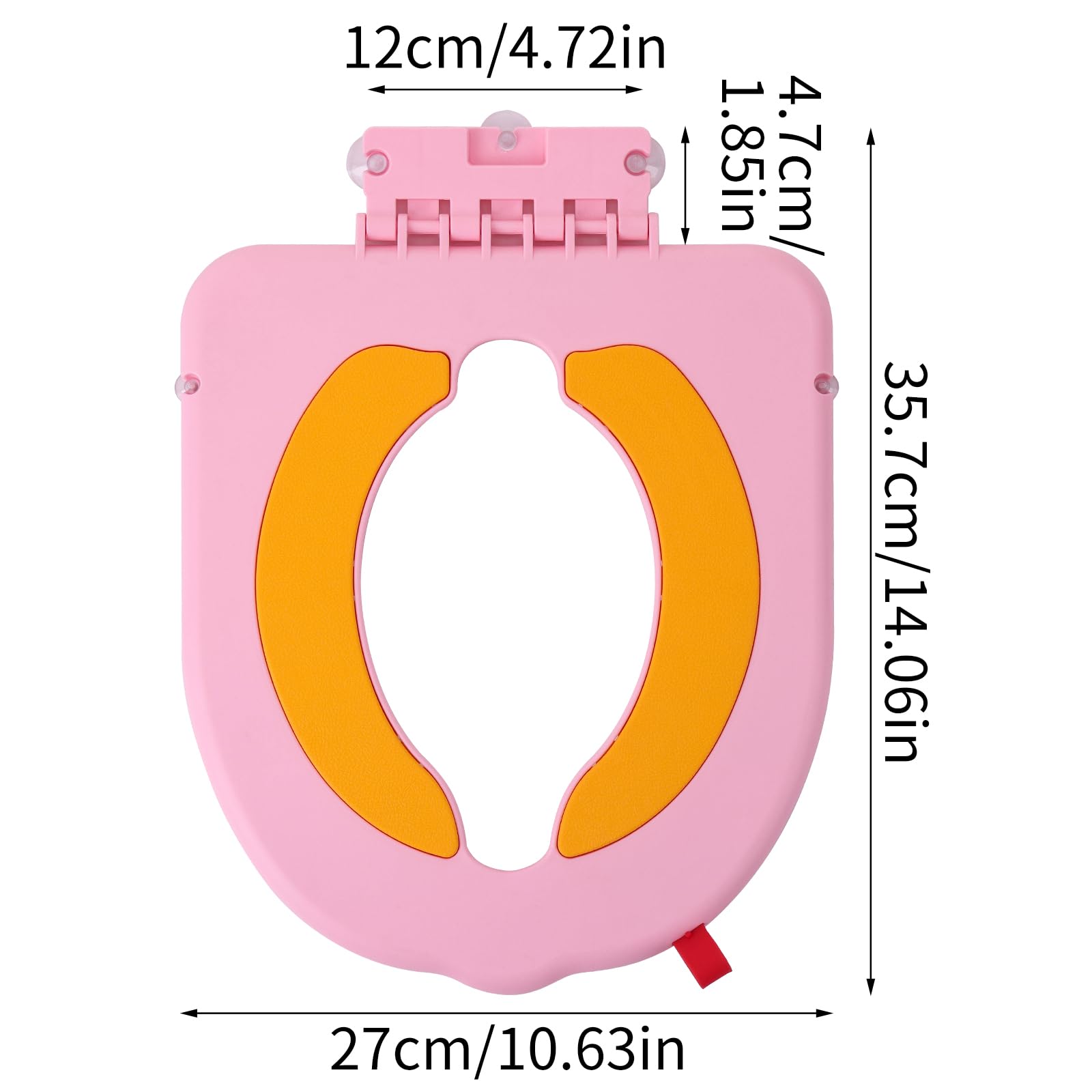 DIJIAMEIYA potty seat with non-slip anti-pinching design enhances safety.
