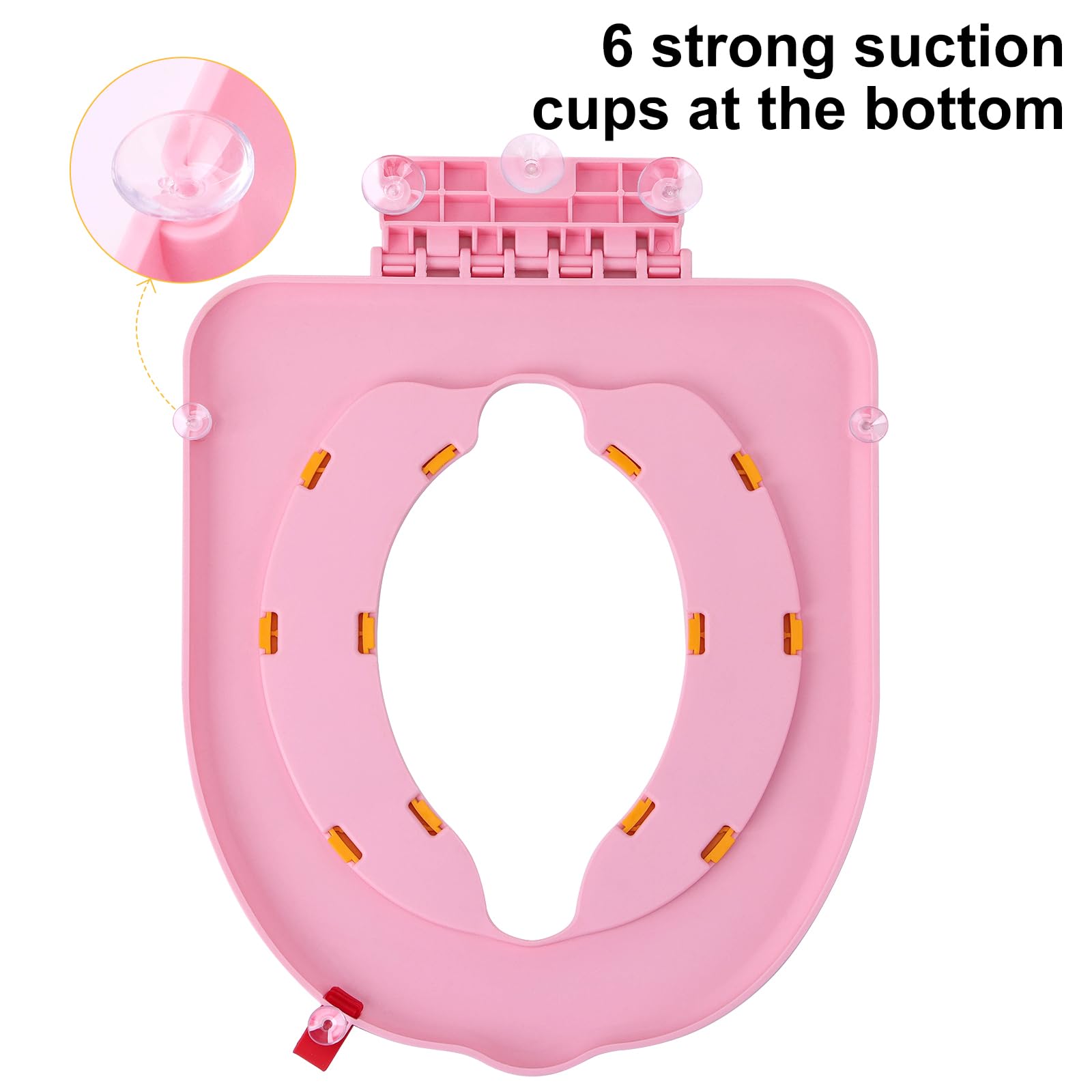 DIJIAMEIYA seat uses six suction cups for secure placement.