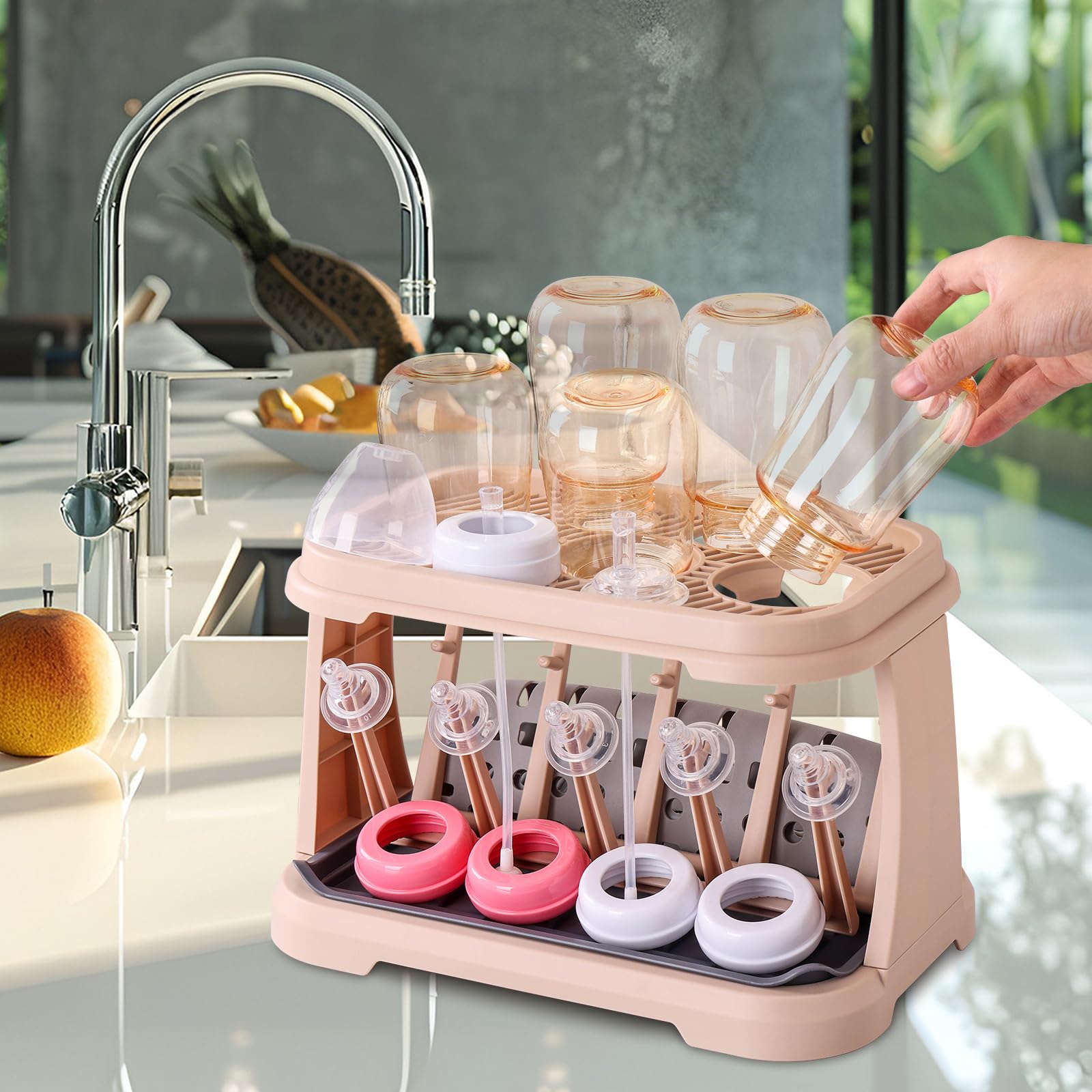 DIJIAMEIYA quick-assembly rack for newborn to weaning stages