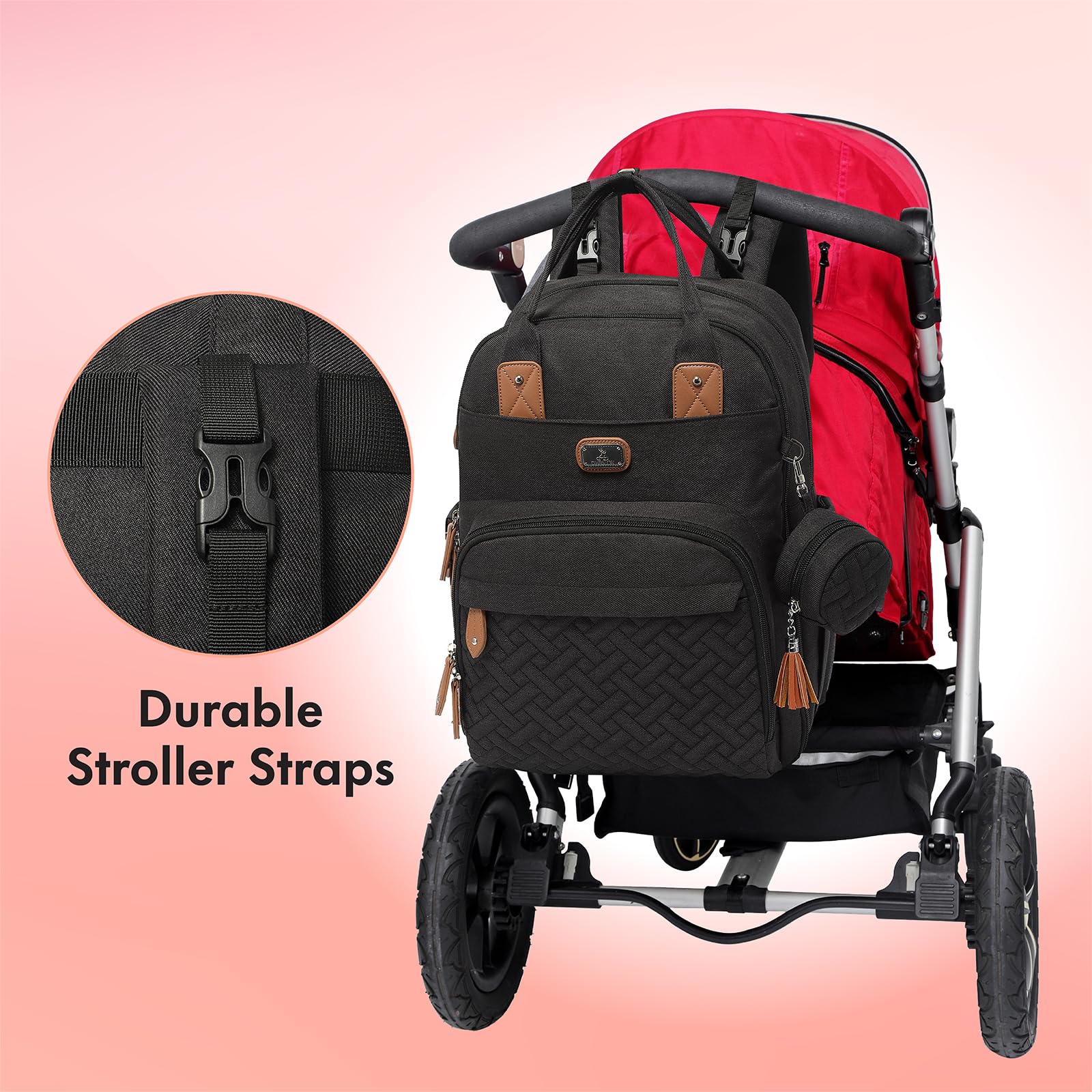 Dikaslon waterproof fabric inner close-up for spill resistance