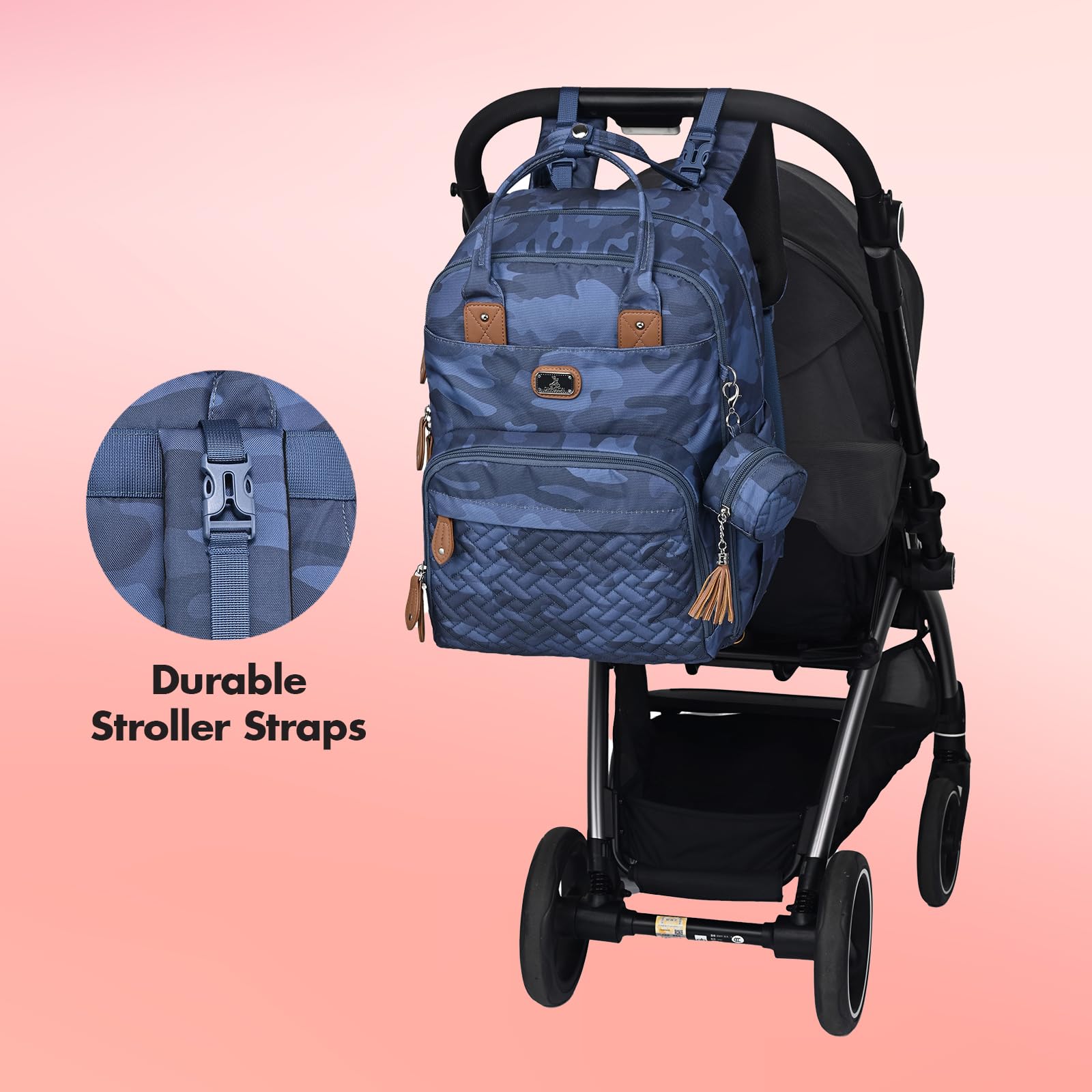 Dikaslon wipes pocket and diaper pocket keep essentials organized during trips