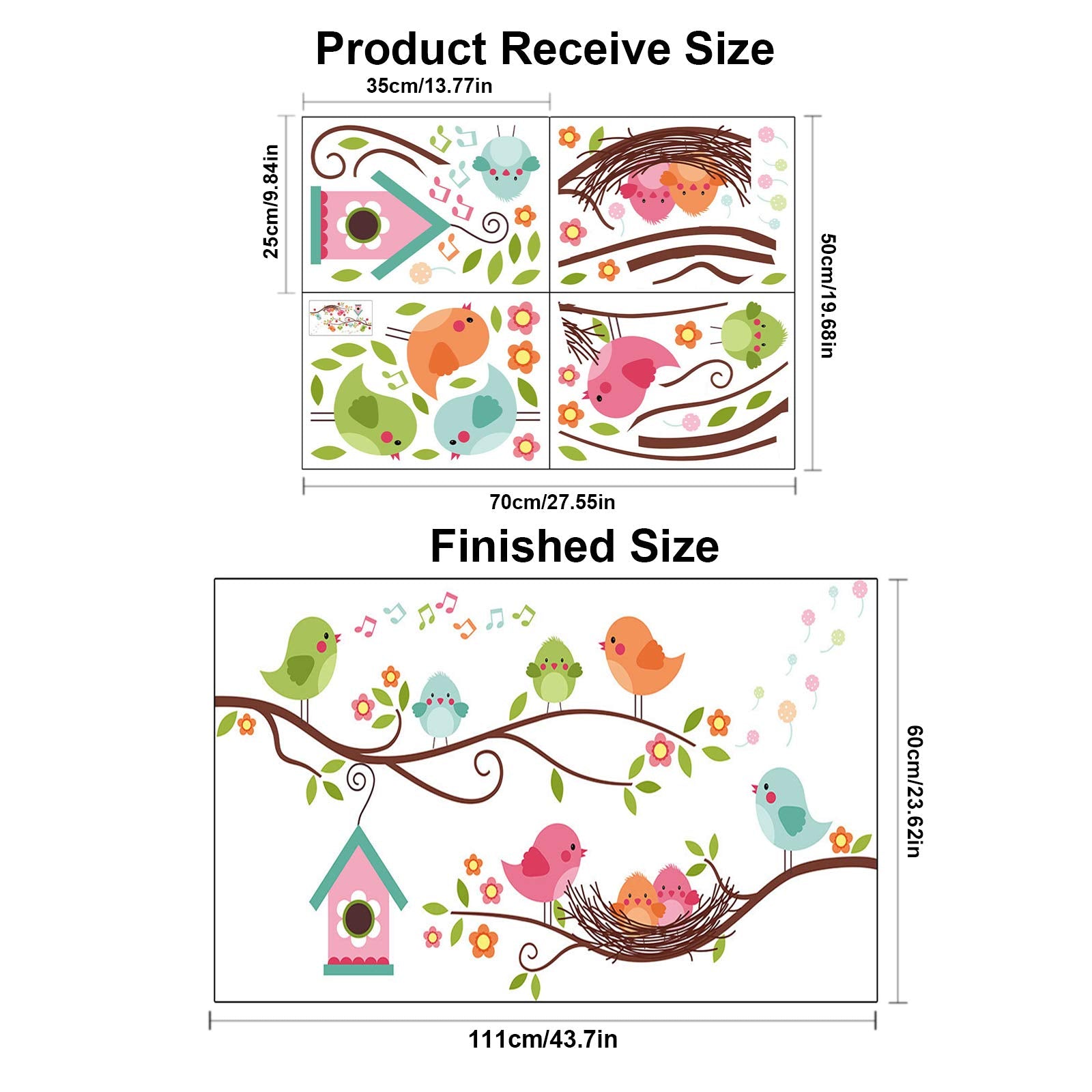 DILIBRA easy-stick wall decal makes quick, reusable room updates