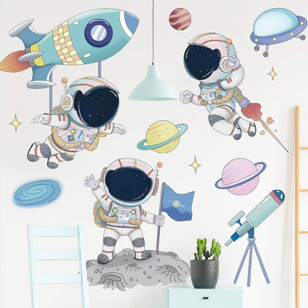 DILIBRA kids bedroom wall stickers easy to reposition and arrange