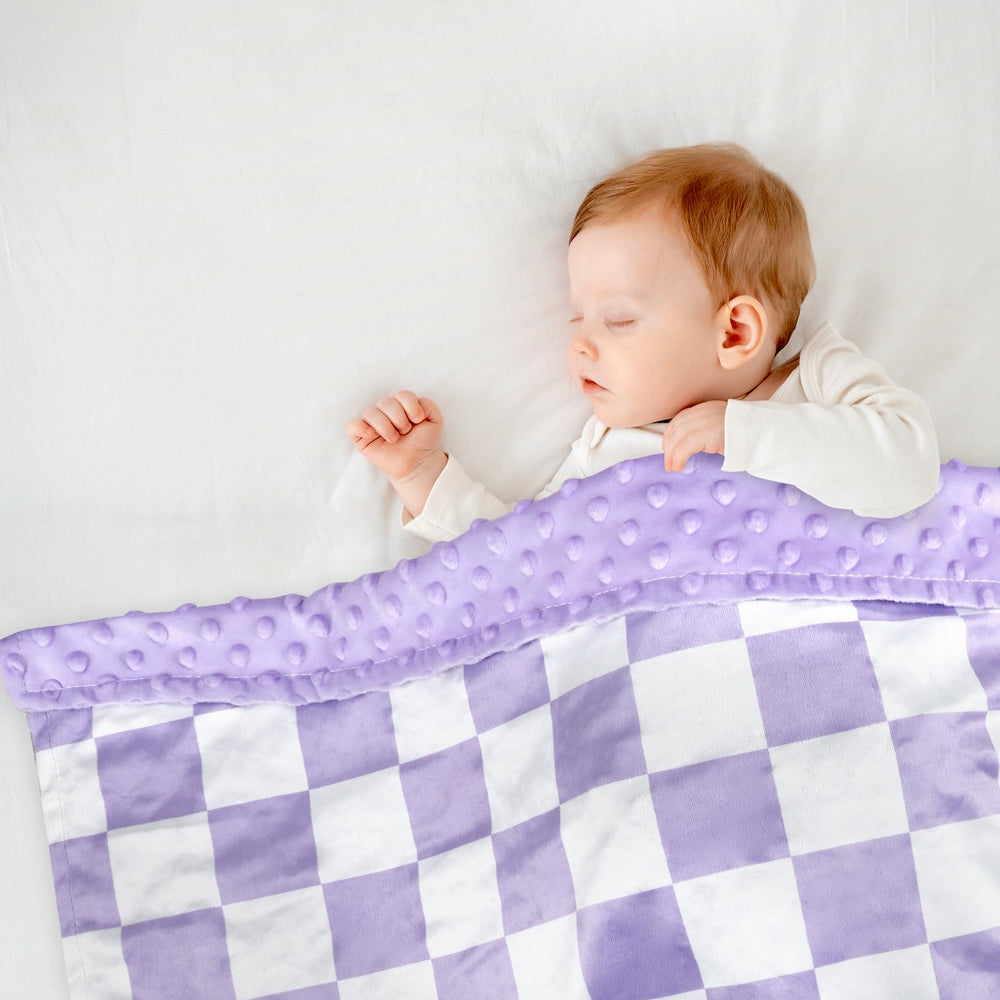 DILIMI baby blanket double-layer dot back adds plush texture and extra warmth.