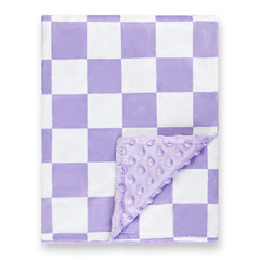DILIMI baby blanket in soft minky plush delivers gentle warmth for newborn snuggles.
