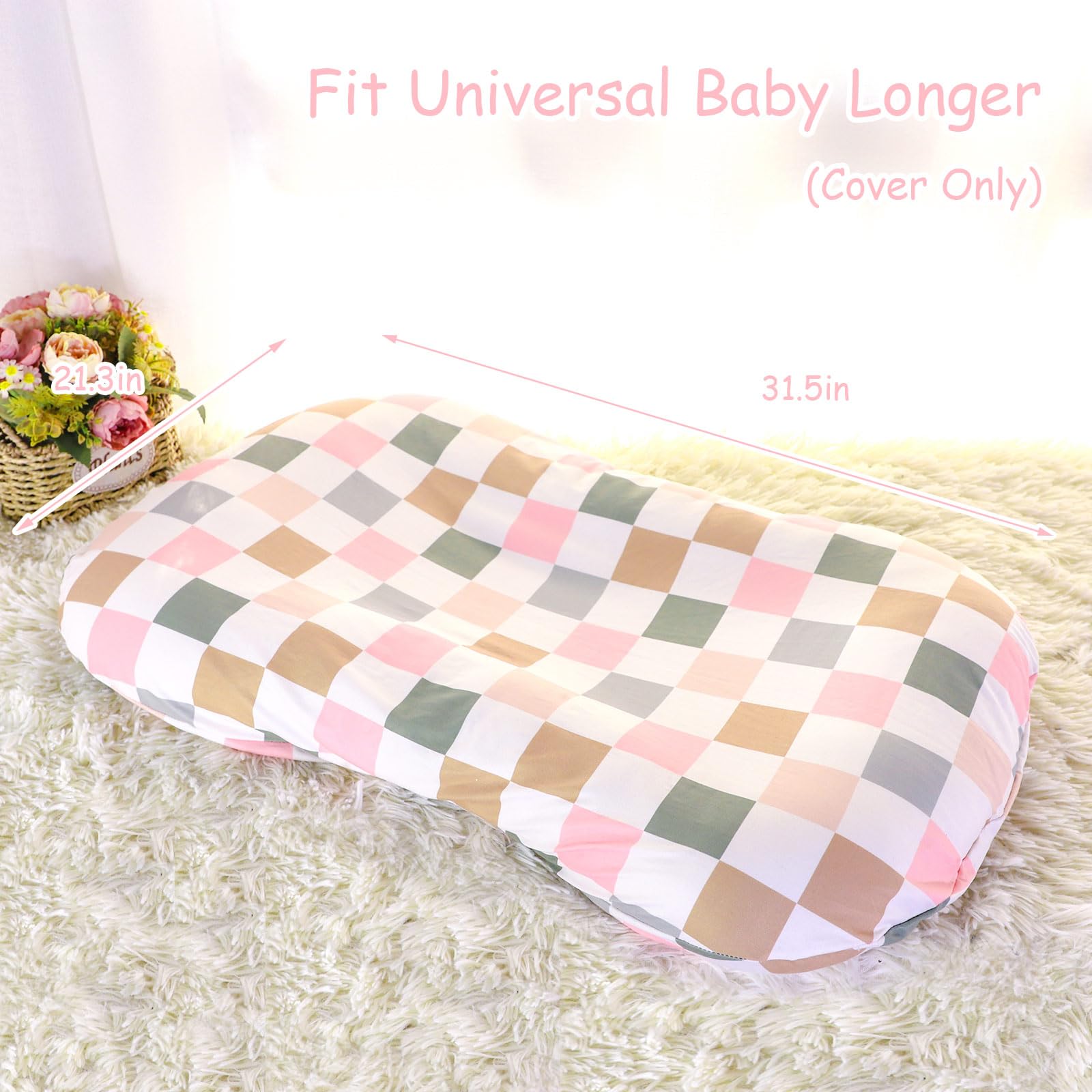 DILIMI lounger cover features envelope closure to prevent snags on hair and skin.