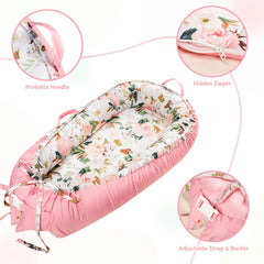 DILIMI lounger cover built-in carry handle for easy transport.