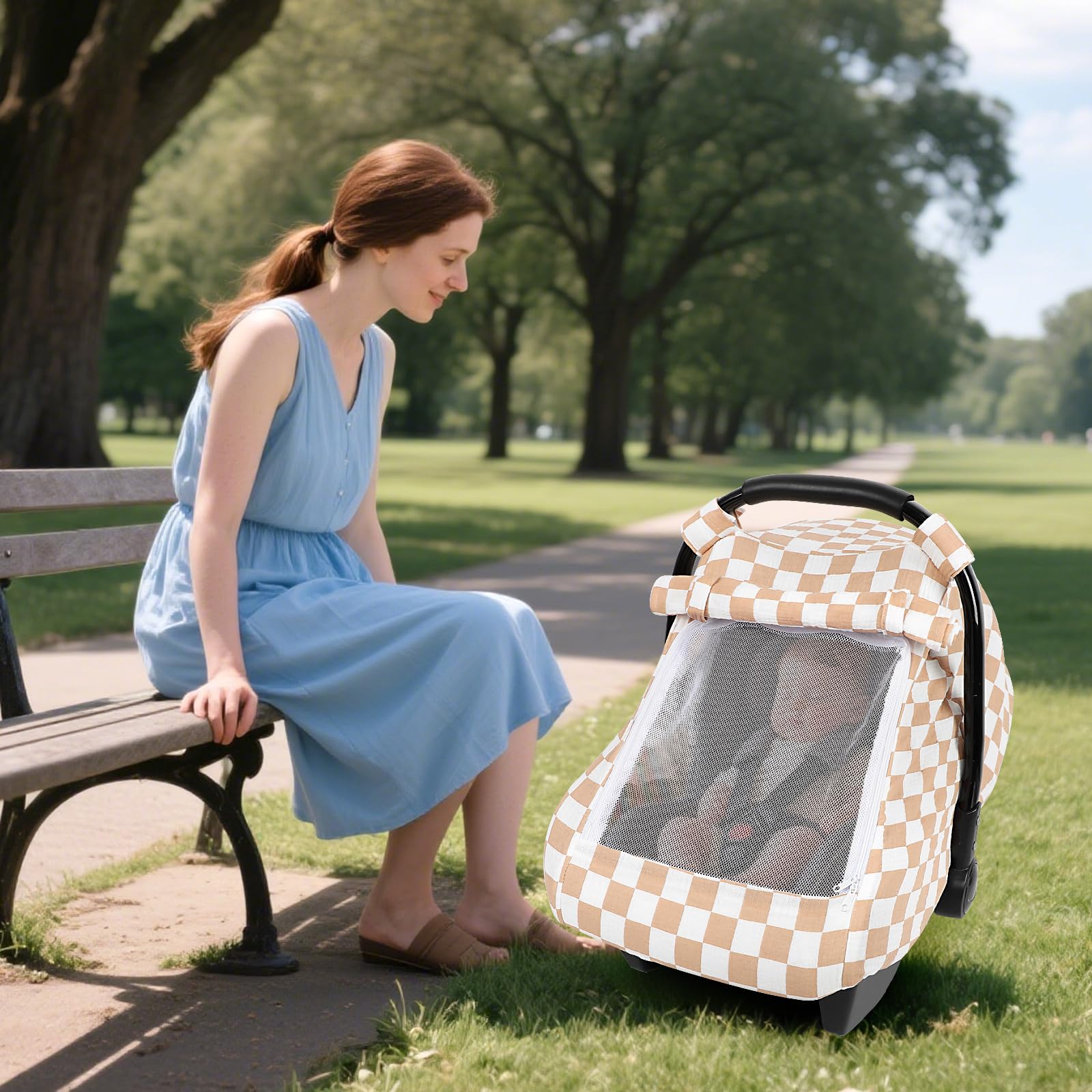 DILIMI checkered design makes a gift-ready baby shower present