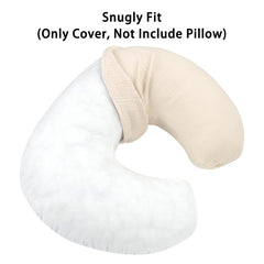 DILIMI pillow cover features a hidden zipper for a smooth, skin-safe fit