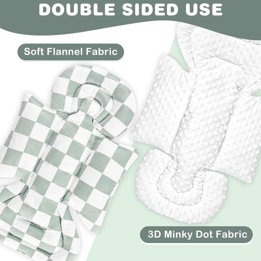 DILIMI infant car seat insert compatibility with 3-5 point harness systems