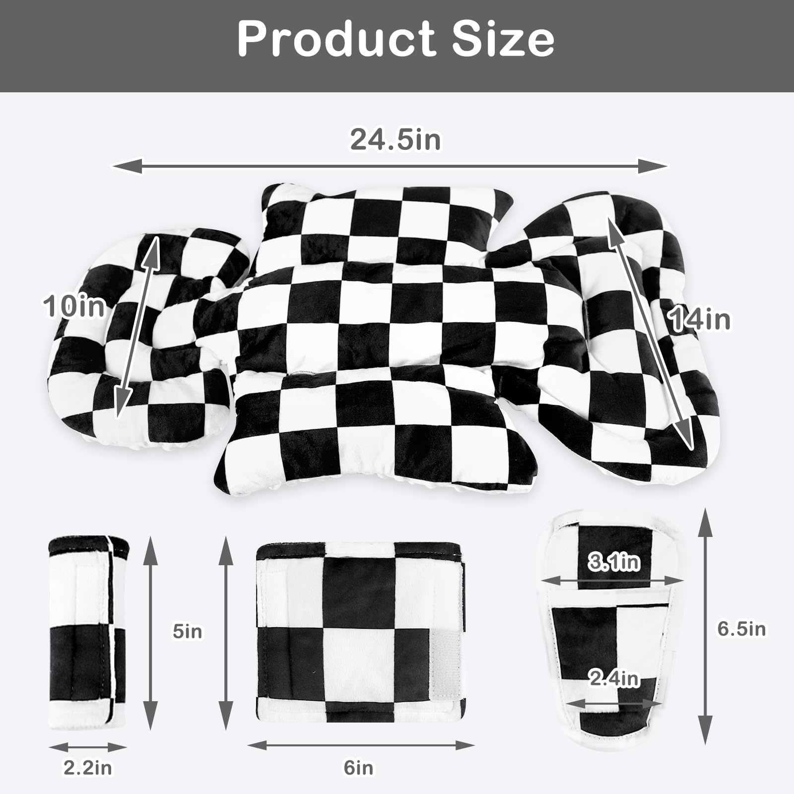 DILIMI infant car seat insert strap covers prevent harness irritation.