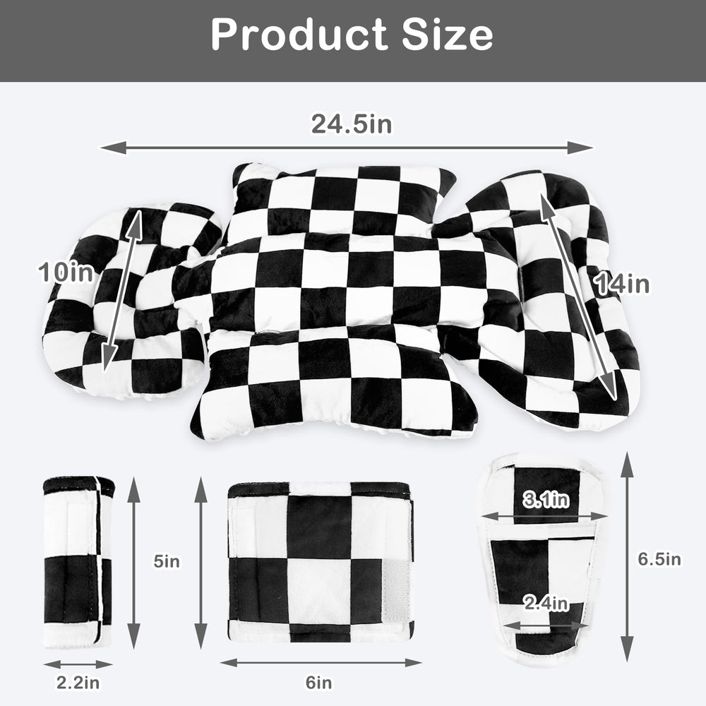 DILIMI infant car seat insert strap covers prevent harness irritation.