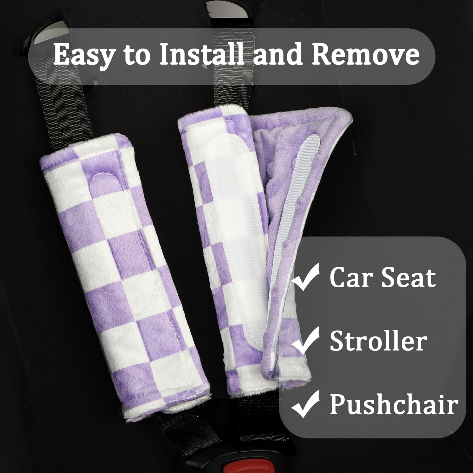 DILIMI machine-washable pad simplifies cleaning after outings.