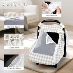 DILIMI mesh-window with zipper for airflow and supervision.