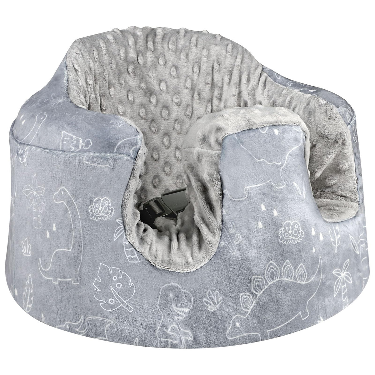 DILIMI Minky seat cover for Bumbo compatibility, snug fit protects the seat.
