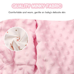 DILIMI Minky seat cover fits Bumbo seats securely for quick setups.