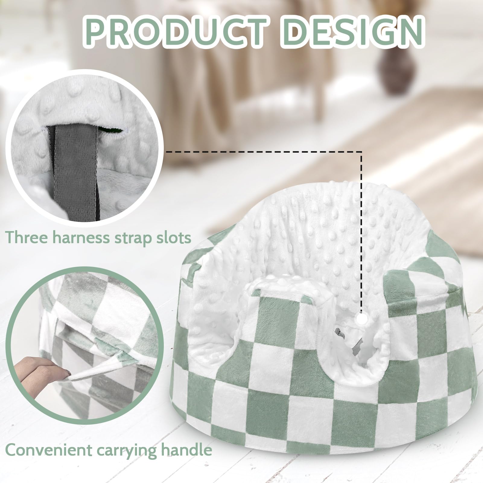 DILIMI Minky fabric close-up reveals plush, warm texture