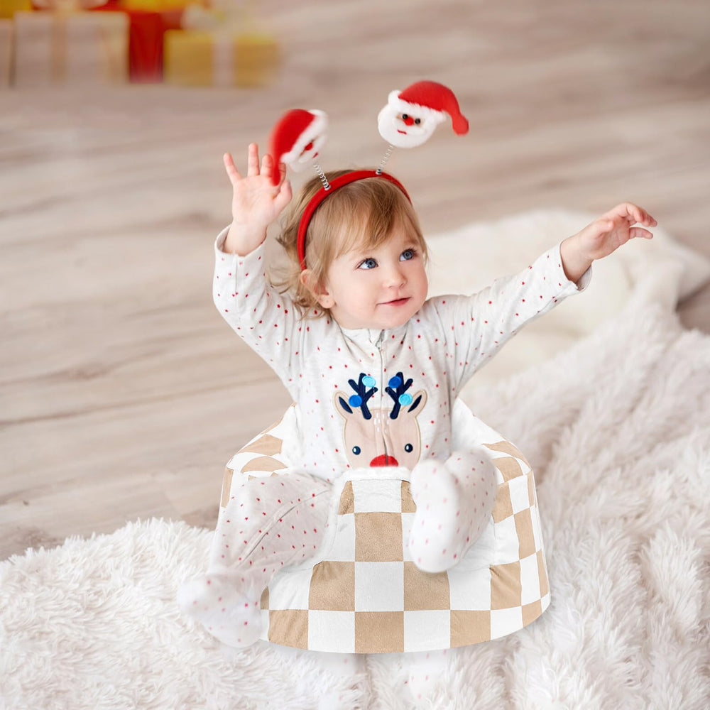 DILIMI Minky seat cover in gift-ready packaging for baby showers