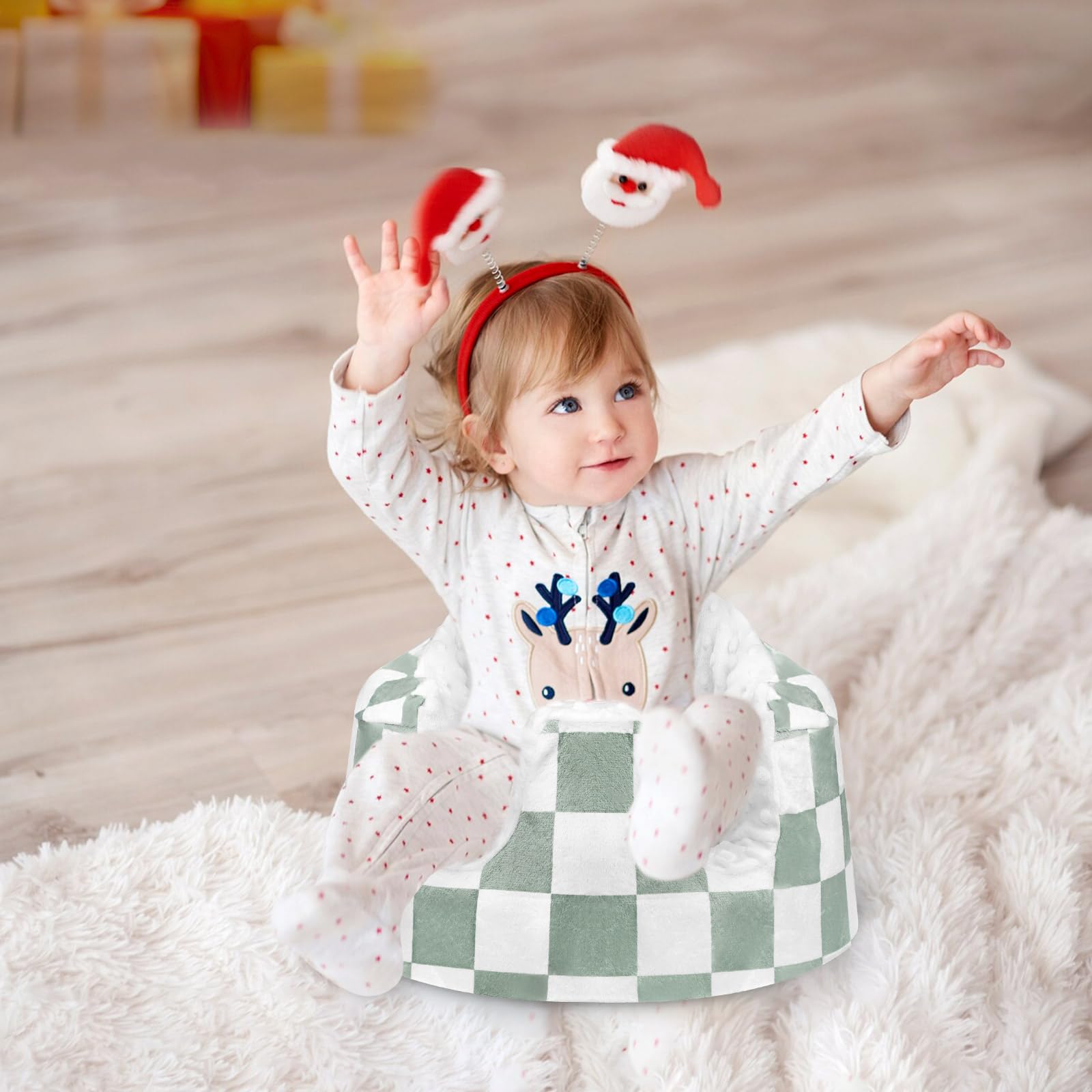 DILIMI green checkered seat cover makes a thoughtful gift