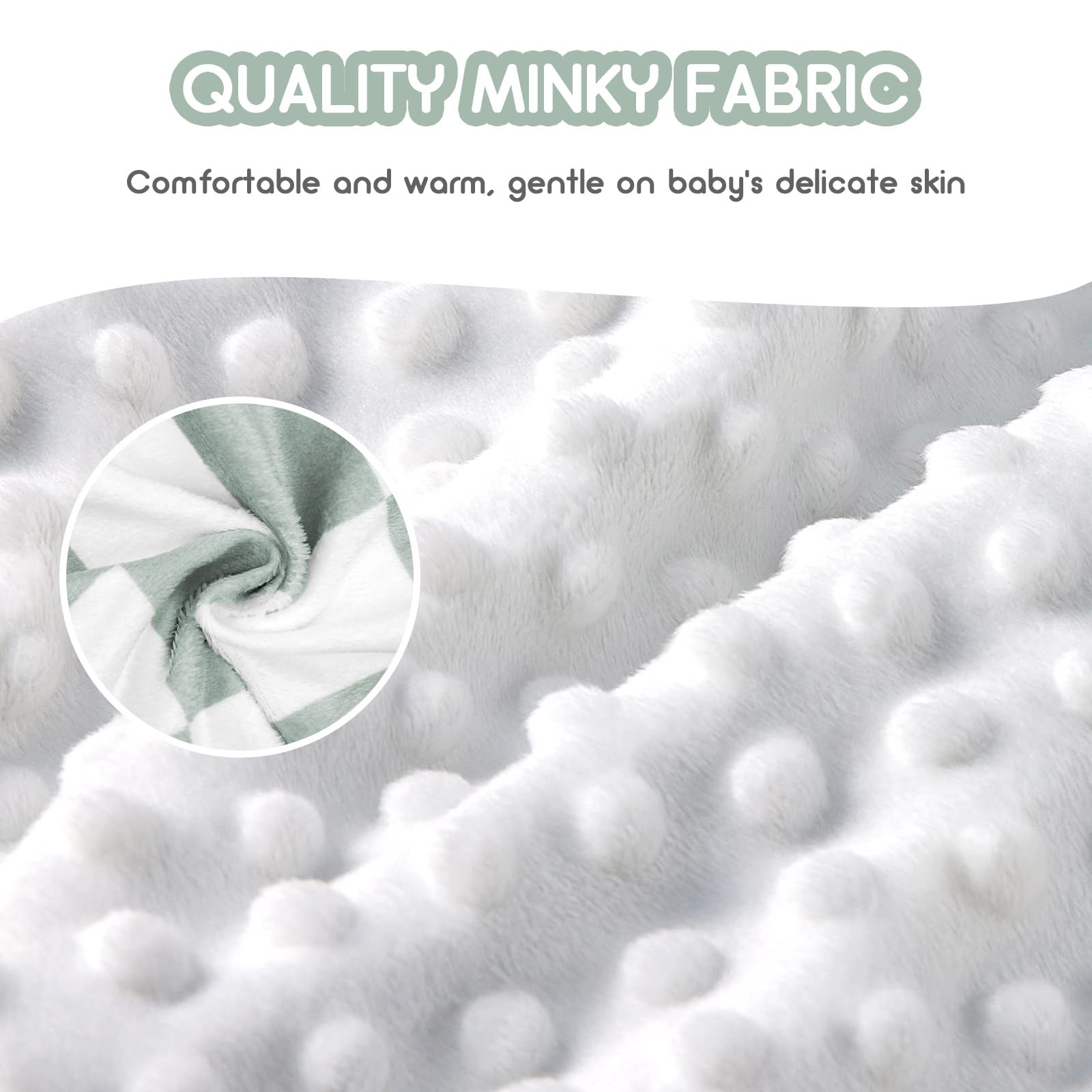 DILIMI Minky seat cover shows green checkered pattern for stylish protection