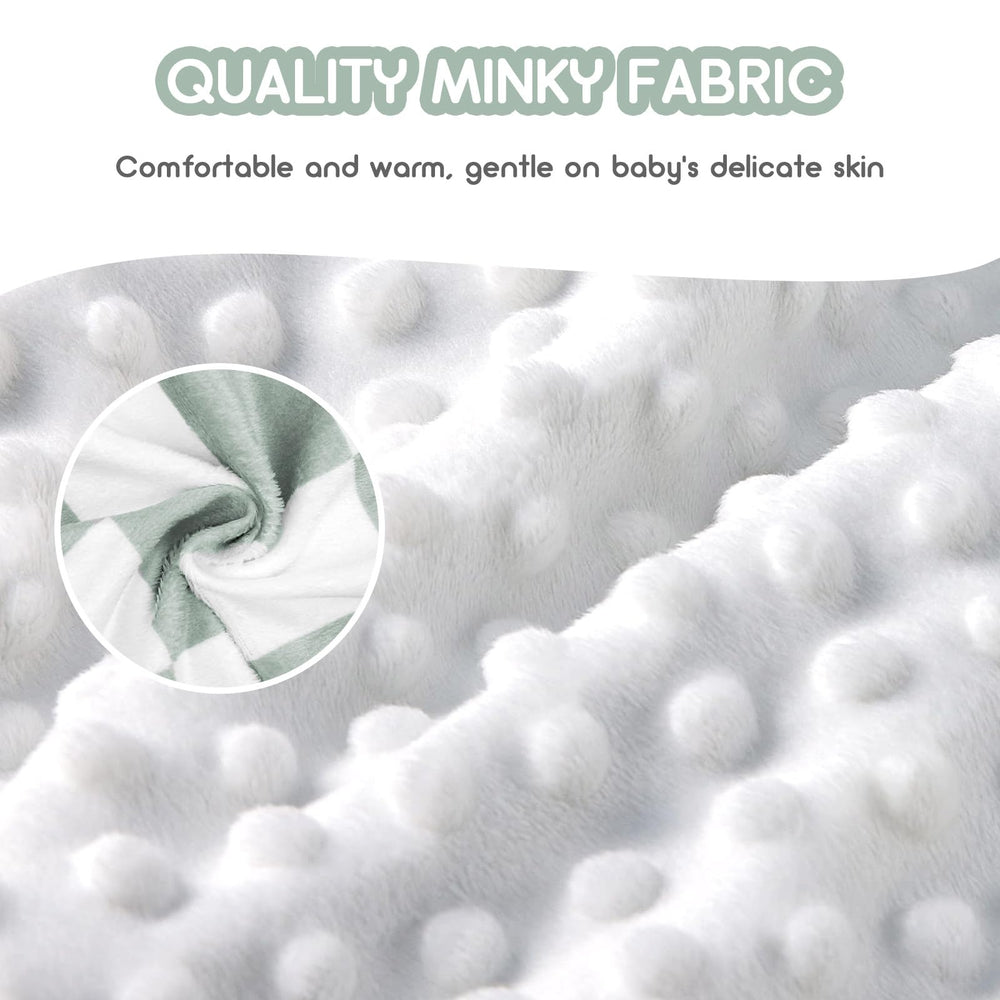 DILIMI Minky seat cover shows green checkered pattern for stylish protection