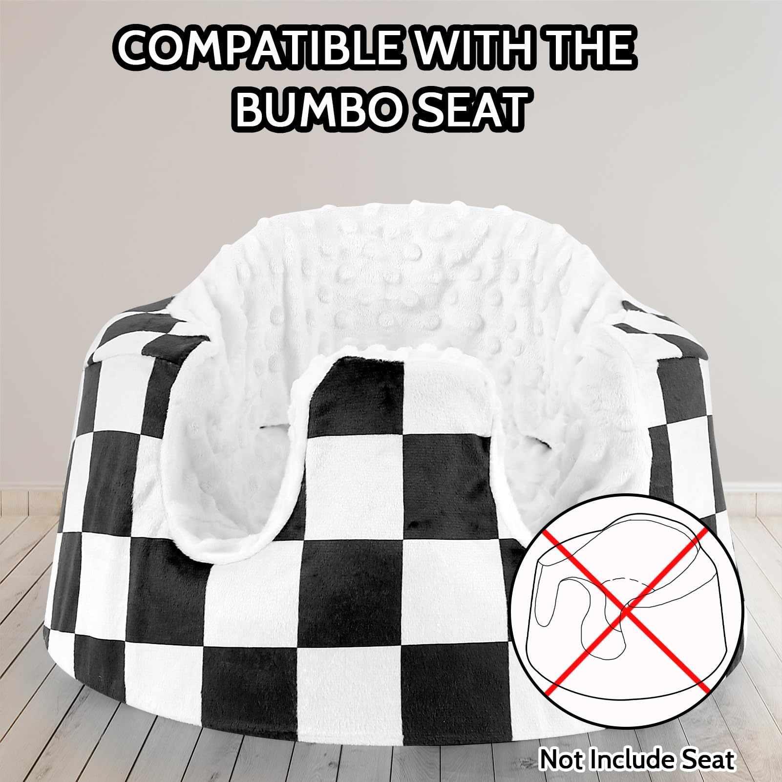DILIMI Minky Seat Cover is machine washable and colorfast for busy households.