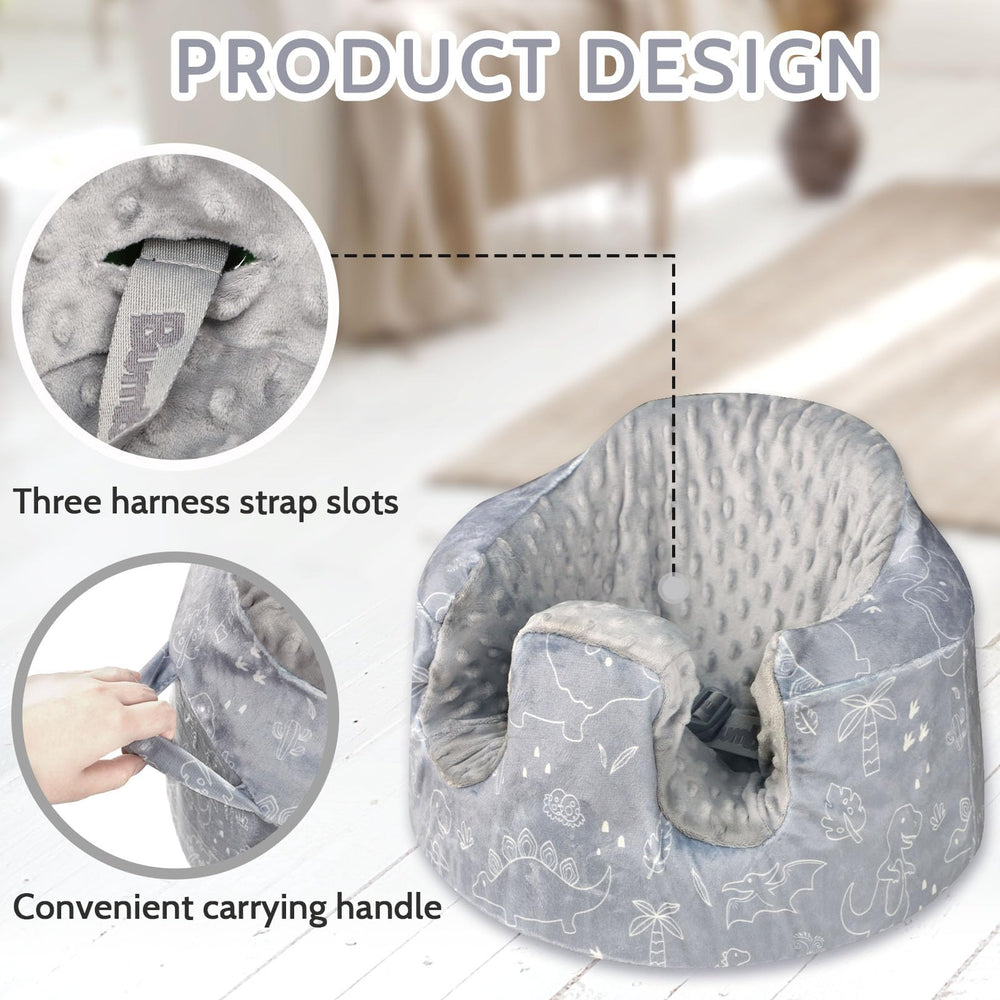 DILIMI Minky seat cover soft fabric closeup highlights plush warmth.