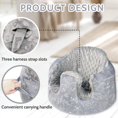 DILIMI Minky seat cover soft fabric closeup highlights plush warmth.