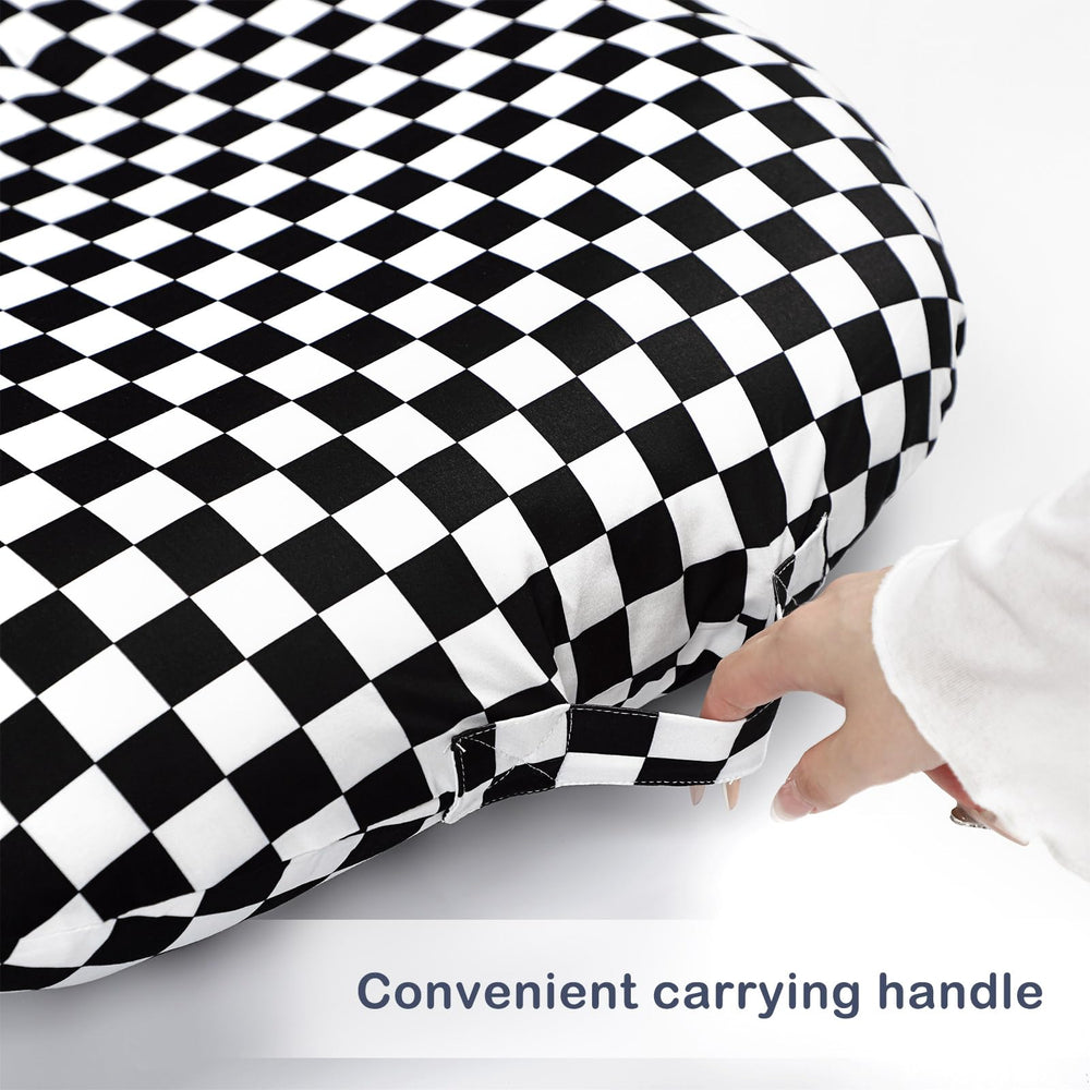 DILIMI dark-colored cover protects against visible stains during busy days.