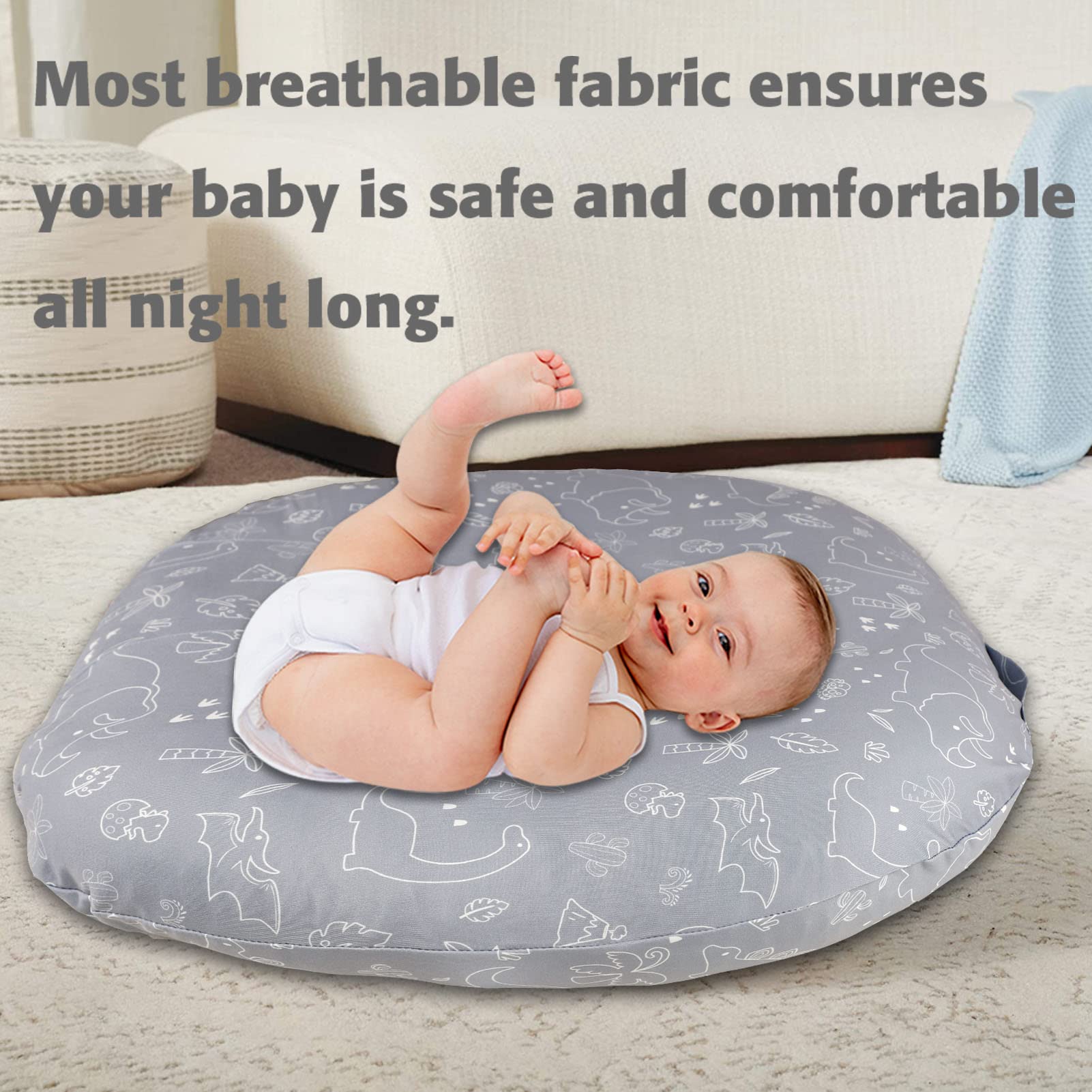 DILIMI fits standard Boppy loungers for seamless styling