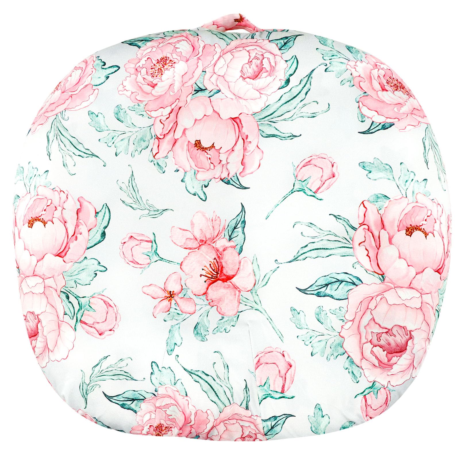 DILIMI newborn lounger cover features a floral pattern to enhance nursery style and softness.