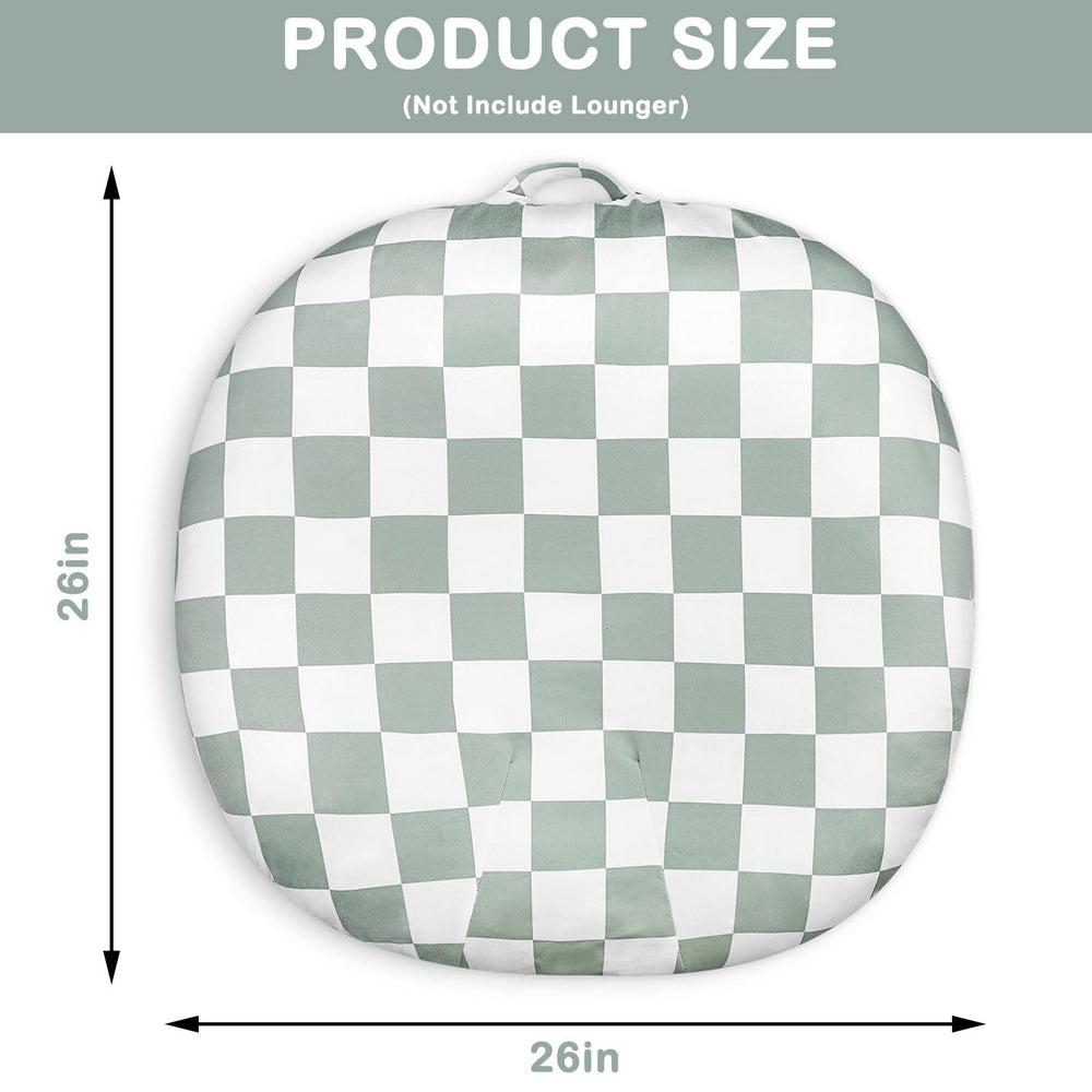 DILIMI newborn lounger cover with handle for carrying emphasizes portable, mess-free nursery sessions