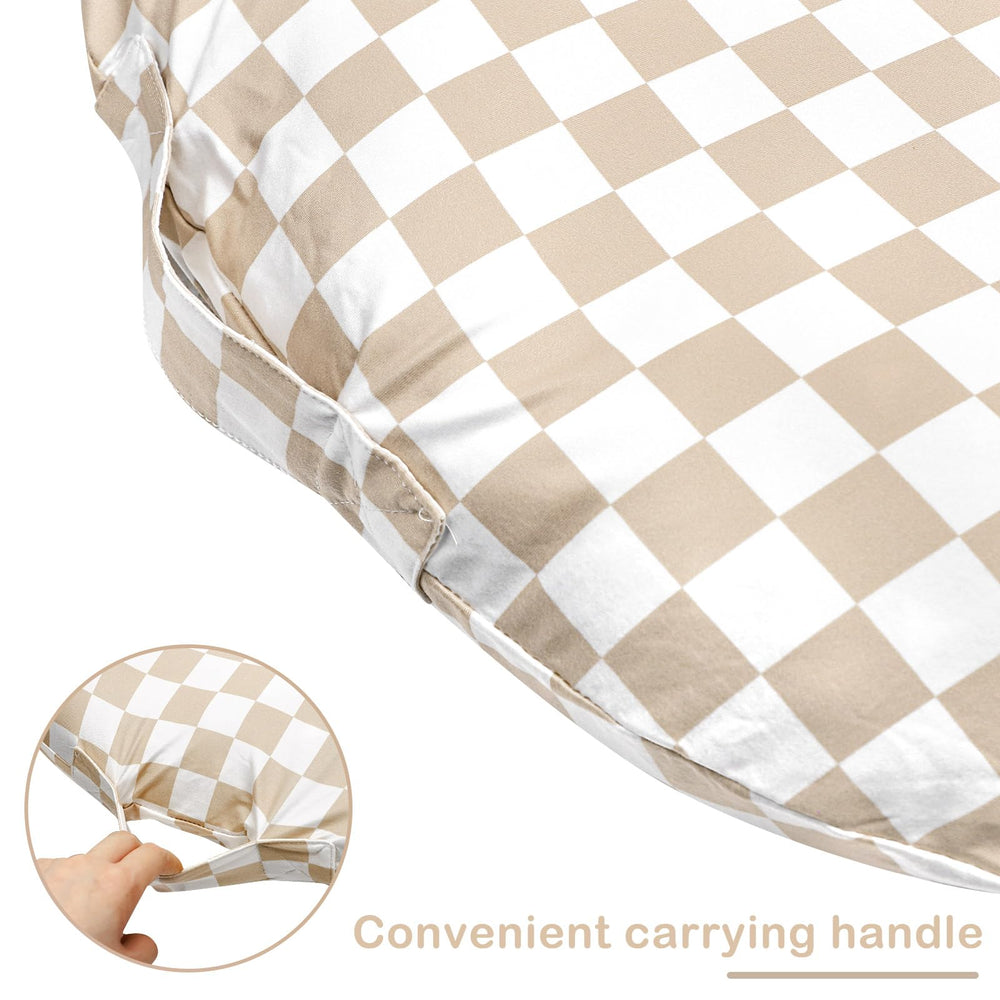 DILIMI newborn lounger cover is machine washable for busy homes.