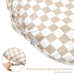 DILIMI newborn lounger cover is machine washable for busy homes.