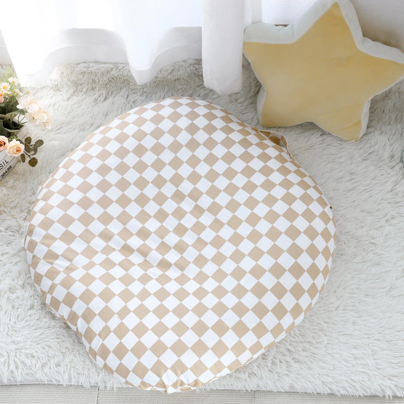 DILIMI cover fits most infant loungers like Boppy for a clean upgrade.