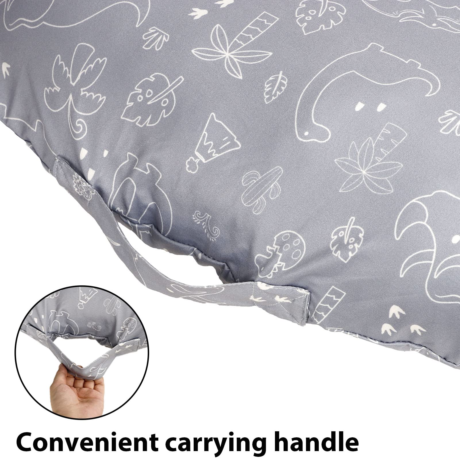 DILIMI lounger cover with zipper opening for easy on-and-off