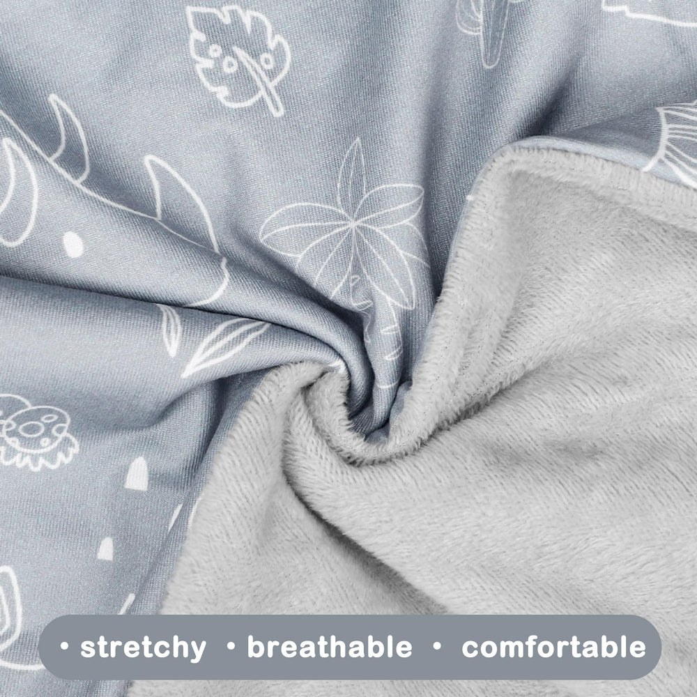DILIMI nursing pillow cover back side offers soft, breathable material for year-round comfort