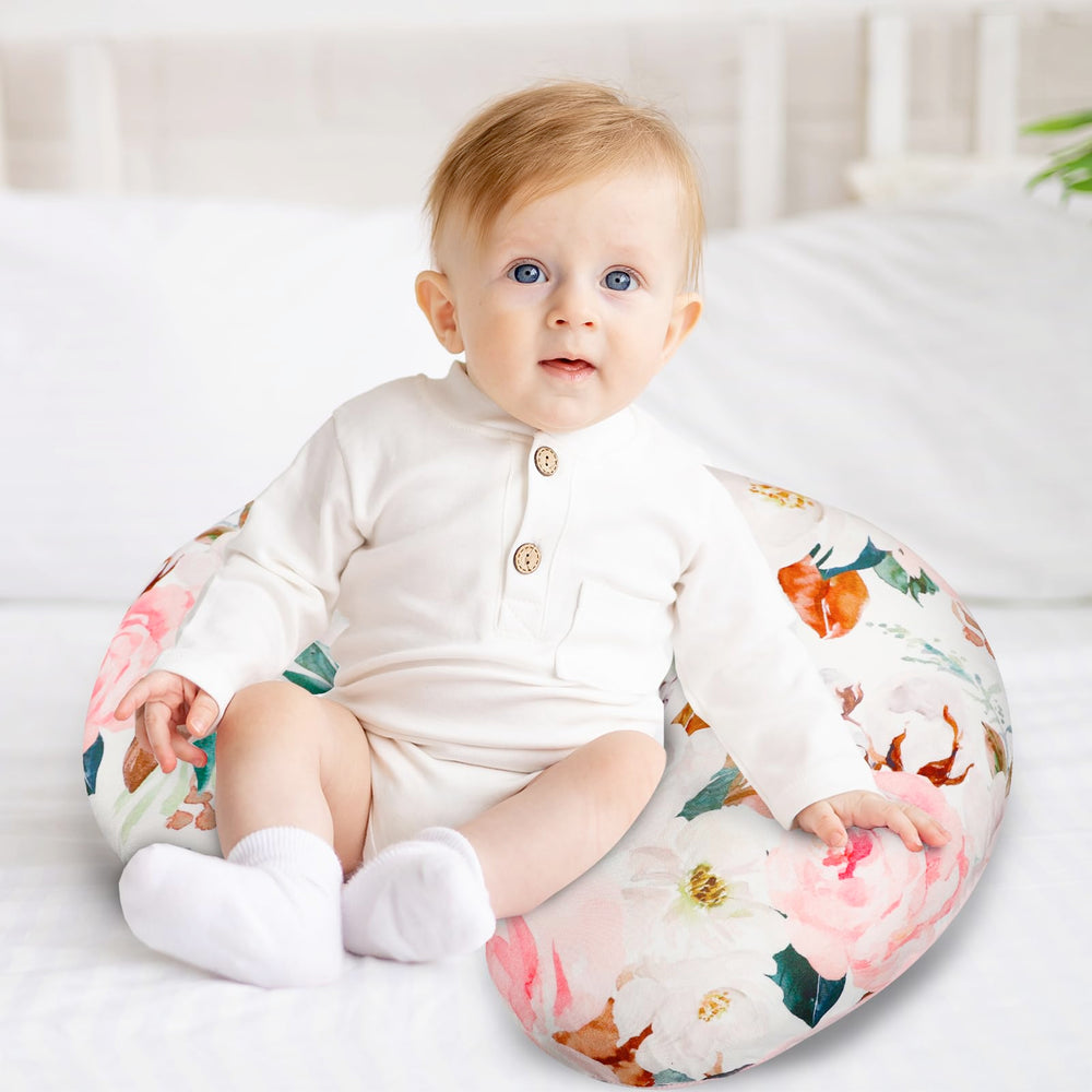 DILIMI floral slipcover with large opening is easy to remove and wash