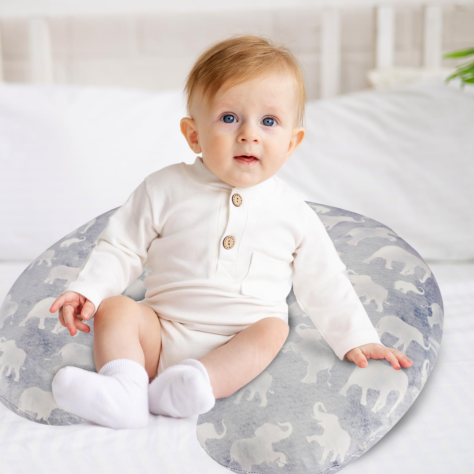 DILIMI nursing pillow cover fits standard Boppy pillow.