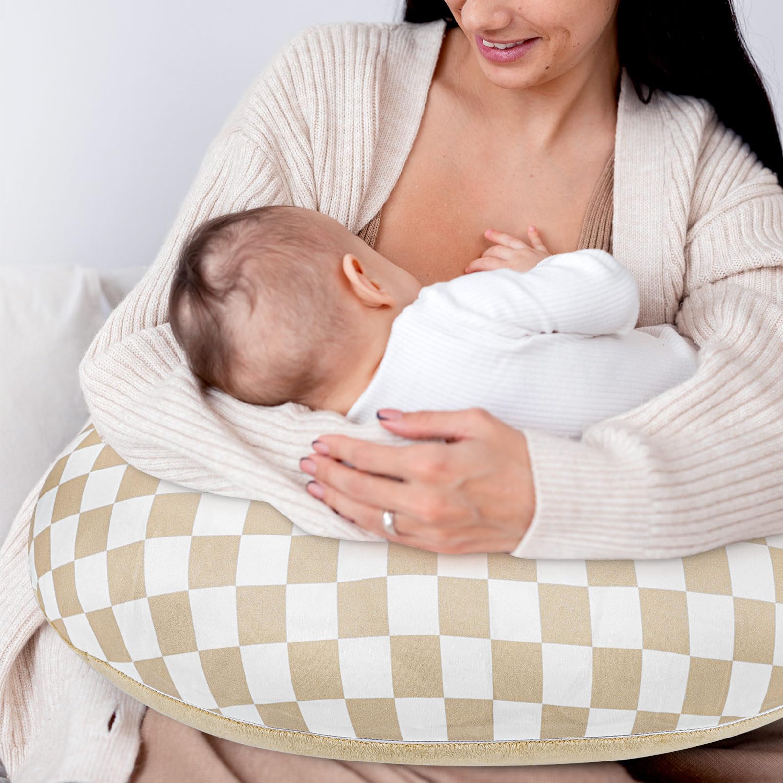 DILIMI pillow cover with invisible zipper for safe, seamless changes