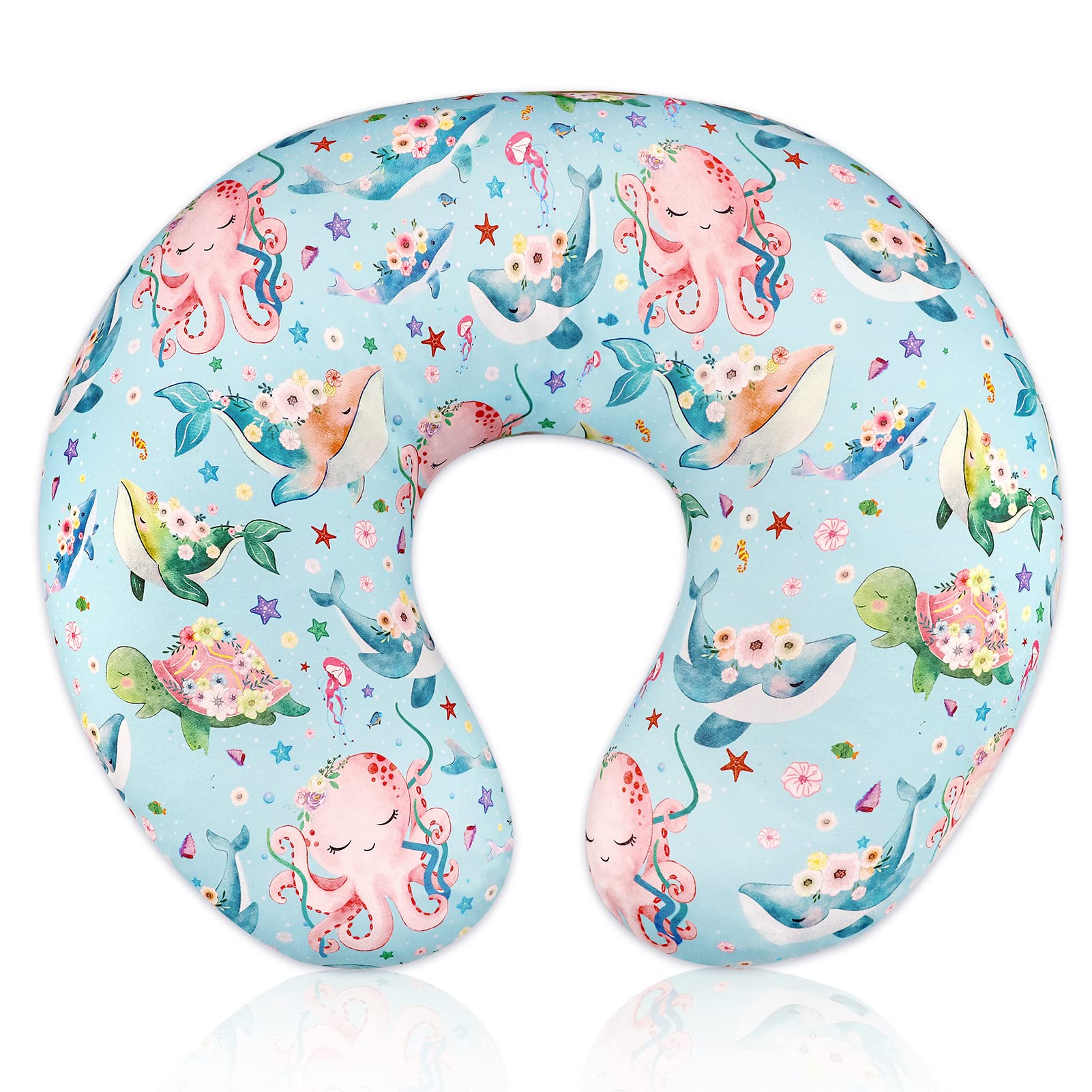 DILIMI Ocean World nursing pillow cover in soft fabric for baby comfort