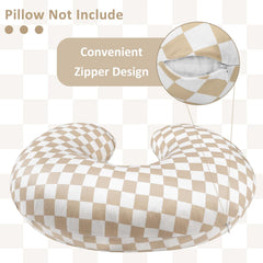 DILIMI nursing pillow cover removable slipcover for quick swaps and easy washing.