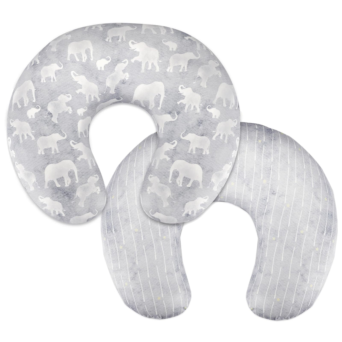 DILIMI nursing pillow cover soft breathable fabric close-up for baby skin.