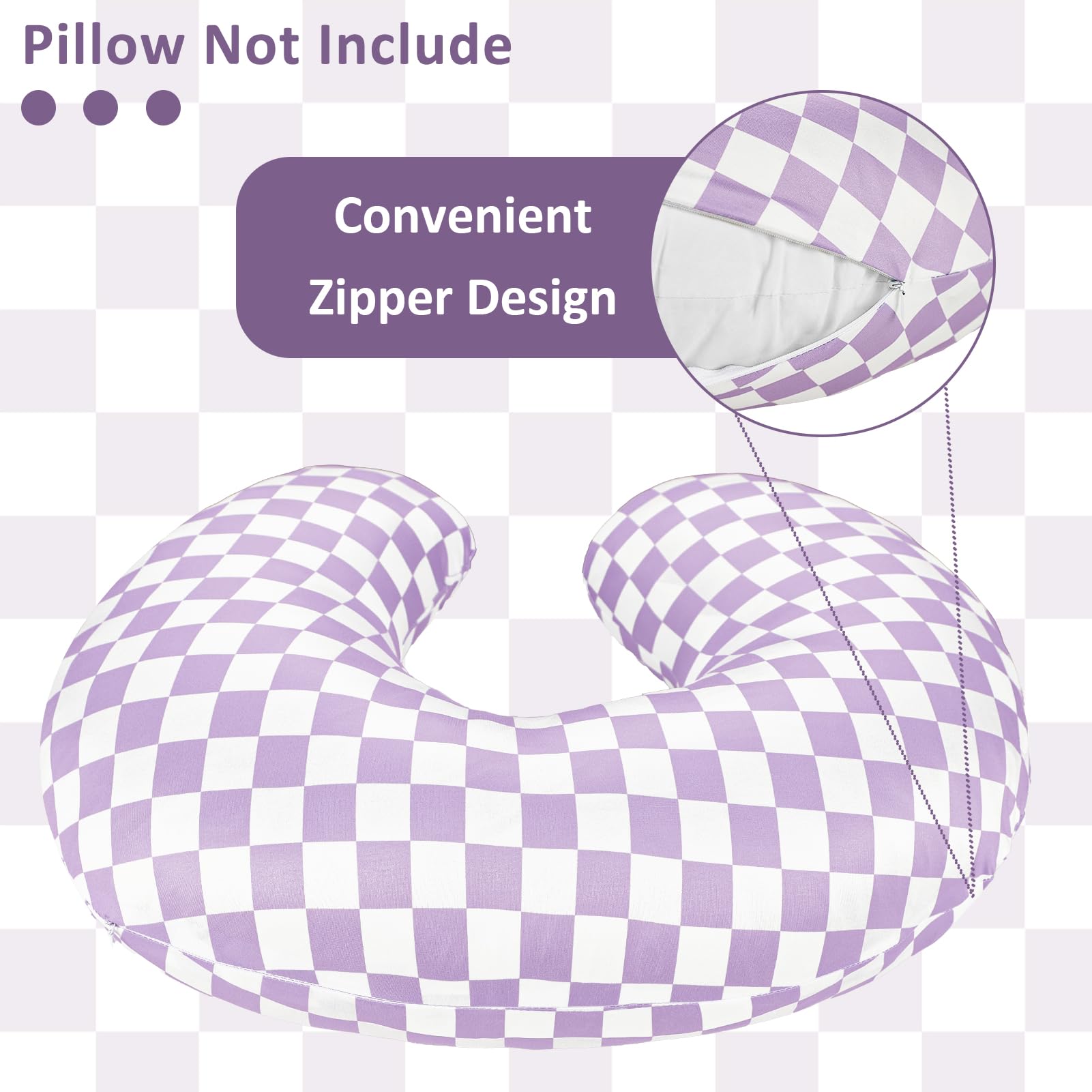 DILIMI nursing pillow cover stretchy fit onto Boppy pillows.