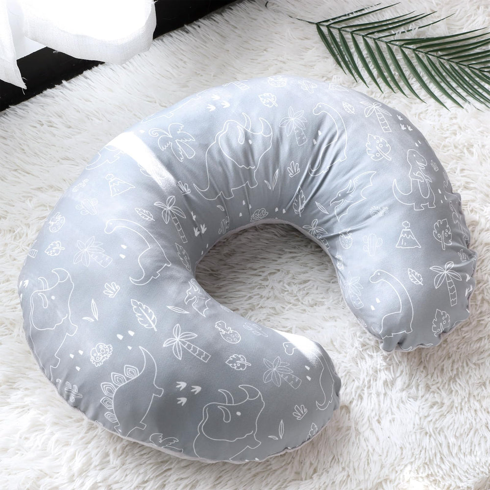 DILIMI pillow cover offers two sides with distinct looks to suit nursery decor